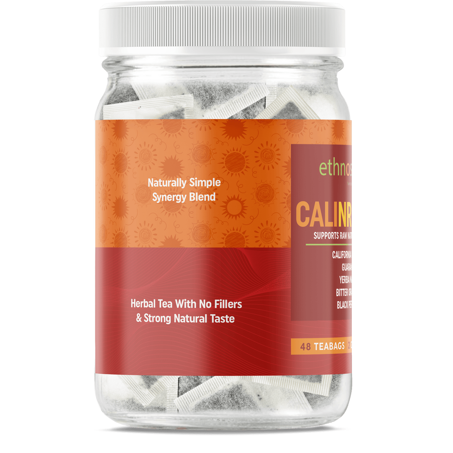 Cali NRG Teabags - Focus & Energy Support Herbal Tea