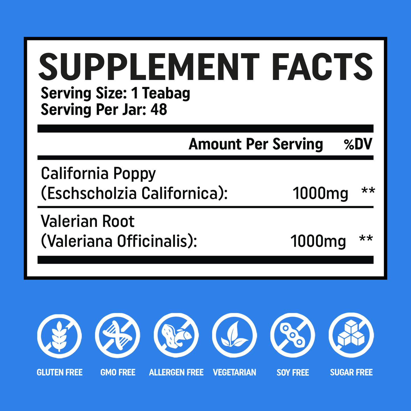 CaliPM Teabags - Sleep Assist Herbal Tea
