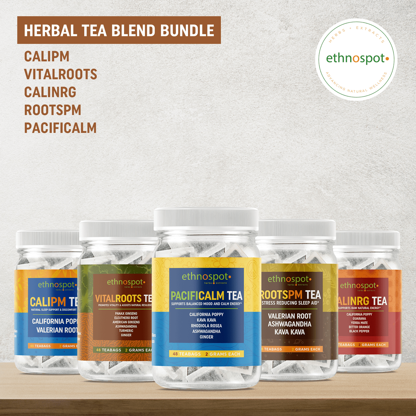 5-in-1 Herbal Tea Blend Bundle