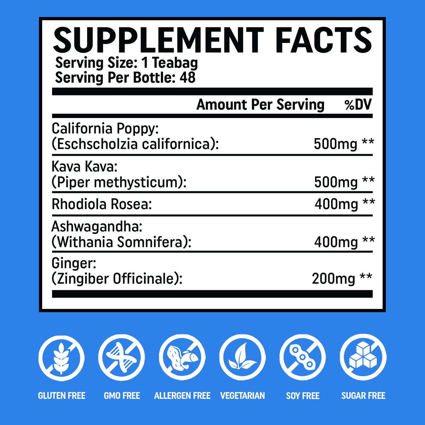 PacifiCalm Teabags - Anytime Relaxation Herbal Tea