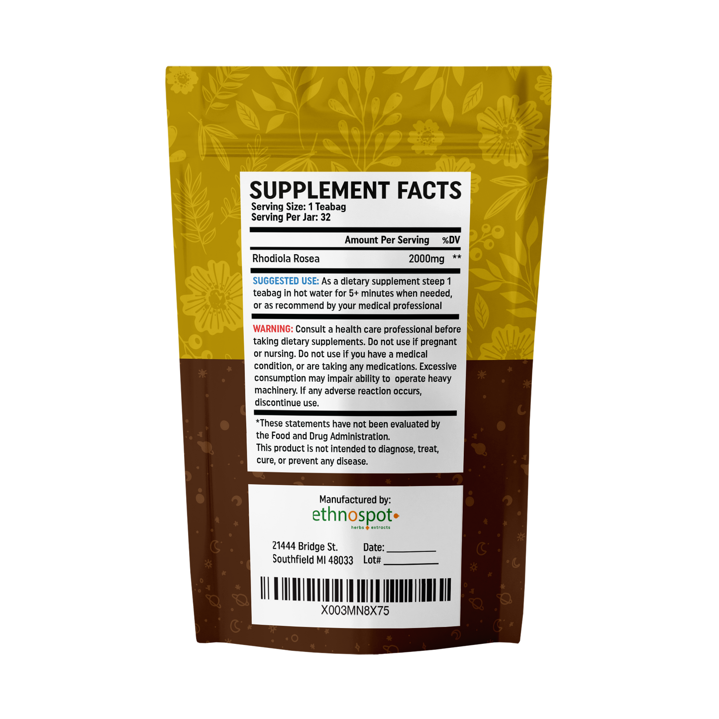 RootsPM Sleep Tea - 32 Teabags