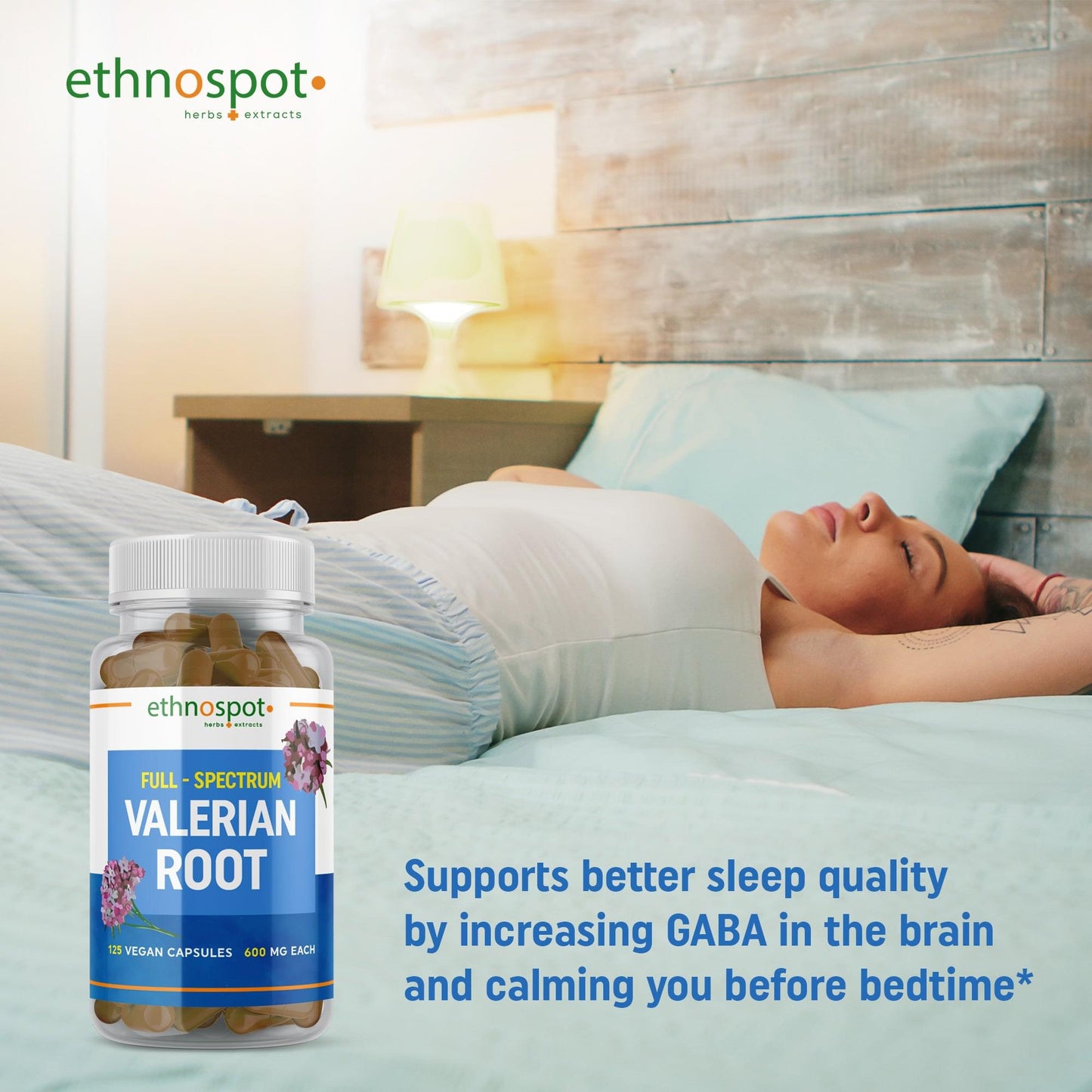 Valerian Root Capsules - Sleep Assisting Herbal Supplement