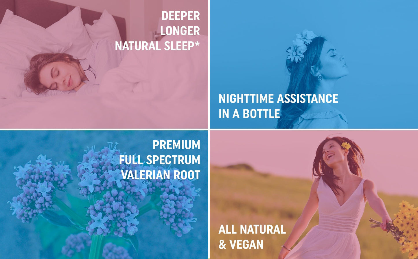 Valerian Root Capsules - Sleep Assisting Herbal Supplement