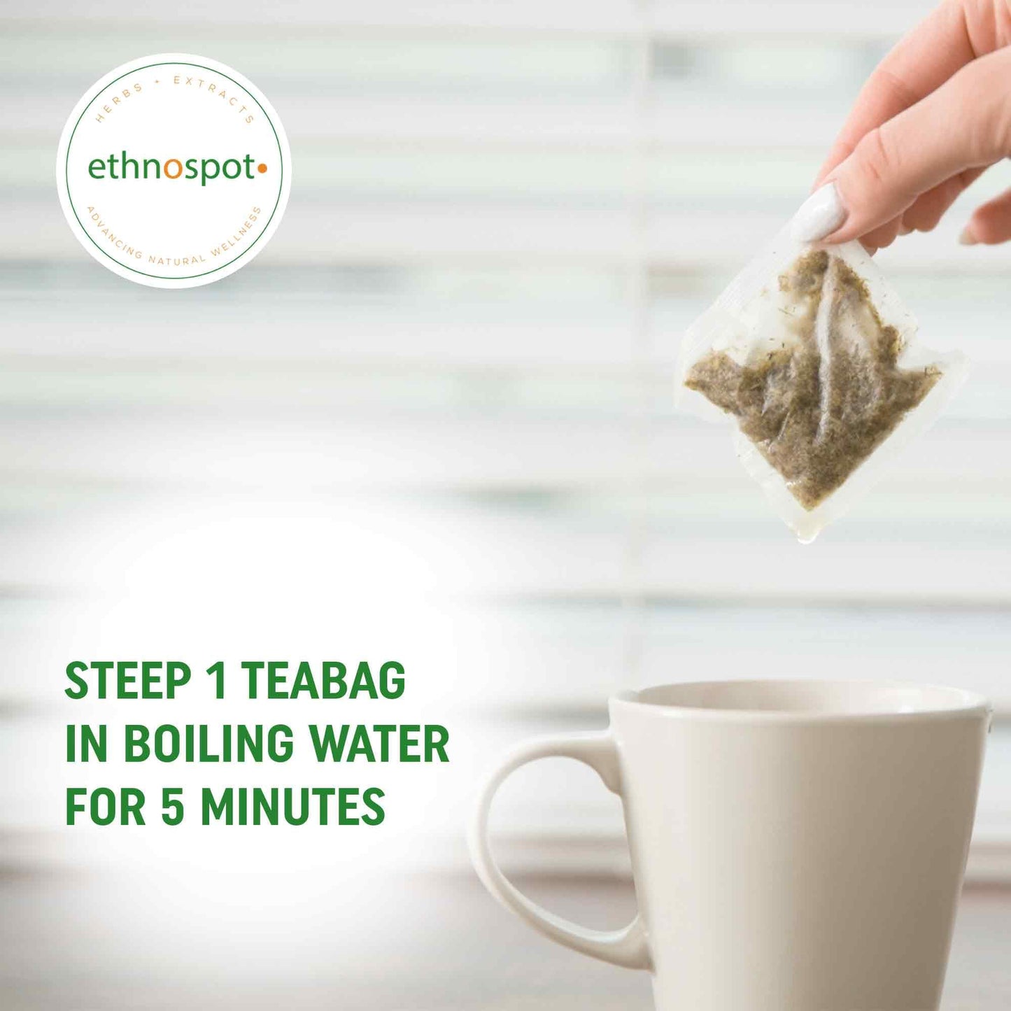 American Ginseng Root Teabags - Energy Boosting Herbal Tea