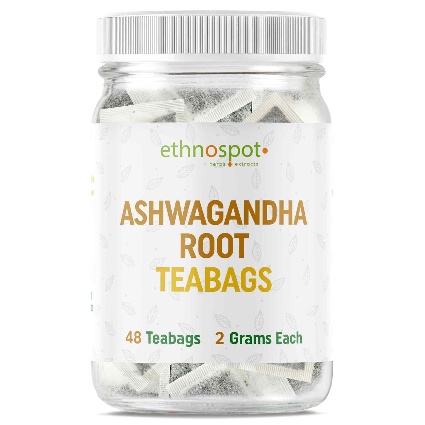 Ashwagandha Root Teabags - Stress Reducing Herbal Tea