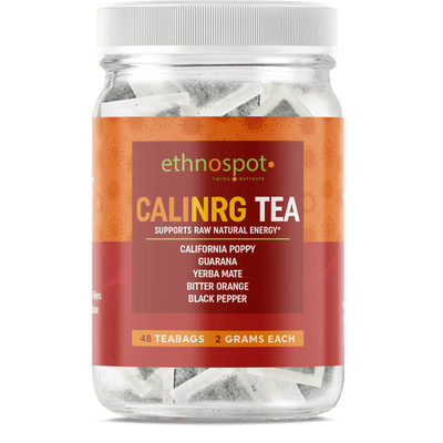 Cali NRG Teabags - Focus & Energy Support Herbal Tea