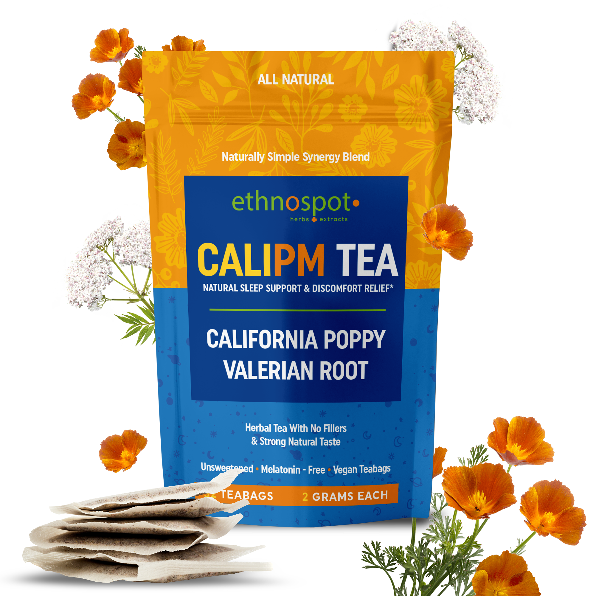 CaliPM Tea - 32 Teabags – Ethnospot