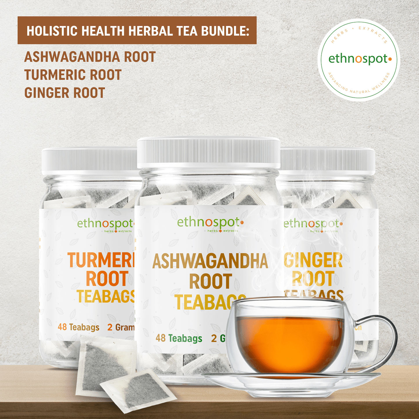 3-in-1 Holistic Health Herbal Tea Bundle