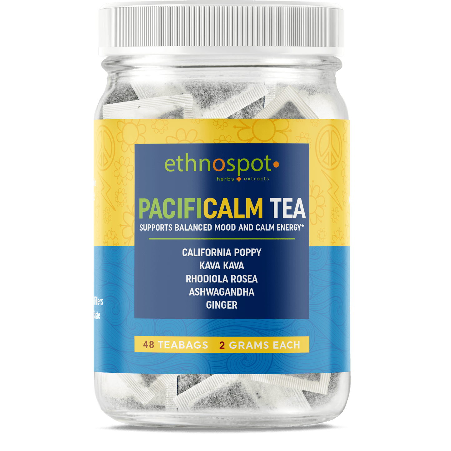 PacifiCalm Teabags - Anytime Relaxation Herbal Tea