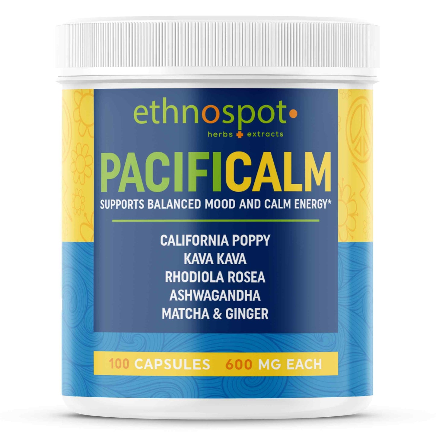 PacifiCalm Capsules - Anytime Relaxation Herbal Supplement