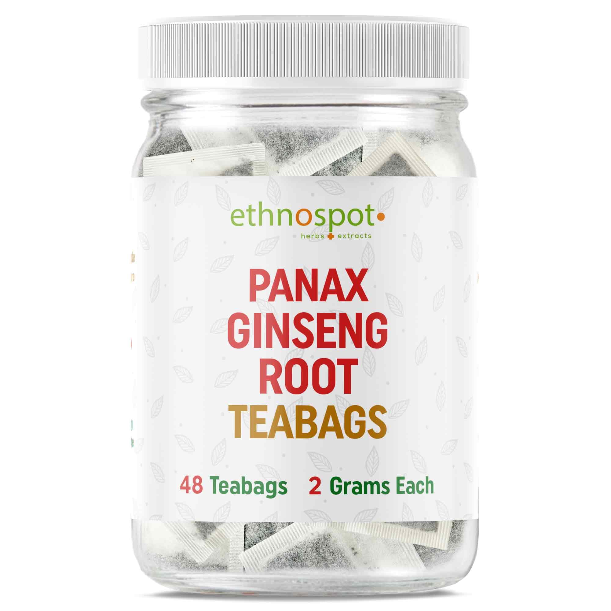 Panax Ginseng Root Teabags - Vitality Enhancing Herbal Tea – Ethnospot